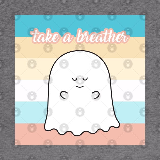 Gordie the Ghost (take a breather) | by queenie's cards by queenie's cards